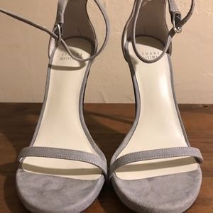 Stuart Weitzman Nudist Suede Sandal 6.5B